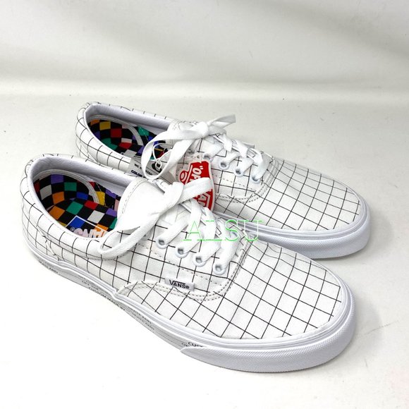 🎄SALE🎄 VANS Era (U-Color) Canvas Checkerboard White Men's Size VN0A4U391UG - Picture 2 of 9